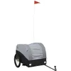 Image de Remorque Pour VÃ©lo Noir Et Gris 45 Kg Fer