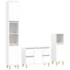 Image de vidaXL Ensemble de meubles salle de bain 3 pcs blanc bois d'ingÃ©nierie