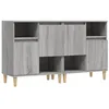 Image de vidaXL Buffets 2 pcs sonoma gris 60x35x70 cm bois d'ingÃ©nierie