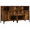 Image de vidaXL Buffets 2 pcs chÃªne fumÃ© 60x35x70 cm bois d'ingÃ©nierie