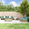 Image de Vidaxl Salon De Jardin 6 Pcs Avec Coussins Bois De Pin ImprÃ©gnÃ©