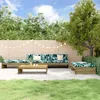 Image de Vidaxl Salon De Jardin 5 Pcs Avec Coussins Bois De Pin ImprÃ©gnÃ©
