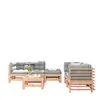 Image de Salons de jardin VidaXL  Salon de jardin  6 pcs bois massif douglas marron P31599862