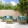 Image de Vidaxl Salon De Jardin 6 Pcs Bois De Pin ImprÃ©gnÃ©