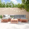 Image de Vidaxl Salon De Jardin 7 Pcs Bois Massif Douglas