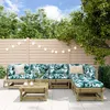 Image de Vidaxl Salon De Jardin 7 Pcs Bois De Pin ImprÃ©gnÃ©