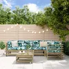 Image de Vidaxl Salon De Jardin 6 Pcs Bois De Pin ImprÃ©gnÃ©