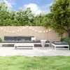 Image de Vidaxl Salon De Jardin 5 Pcs Blanc Bois Massif De Pin