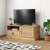 Image de Vidaxl Meuble Tv Vigo 106x40x40 Cm Bois Massif De Pin