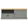 Image de Meubles TV VidaXL  Meuble TV  VIGO gris 106x40x40 cm bois massif de pin P31600384