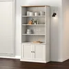 Image de vidaXL BibliothÃ¨que VIGO blanc 85x35x170 cm bois massif de pin