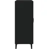 Image de vidaXL Buffet noir 69,5x34x90 cm bois d'ingÃ©nierie