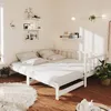 Image de vidaXL Lit coulissant sans matelas blanc 2x(90x200) cm