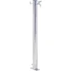 Image de vidaXL Colonne Ã  eau de jardin 60 cm acier inoxydable rond