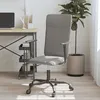 Image de vidaXL Chaise de bureau gris foncÃ© tissu