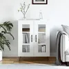 Image de vidaXL Buffet blanc 69,5x34x90 cm bois d'ingÃ©nierie