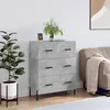 Image de vidaXL Buffet gris bÃ©ton 69,5x34x90 cm bois d'ingÃ©nierie