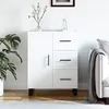 Image de vidaXL Buffet blanc 69,5x34x90 cm bois d'ingÃ©nierie