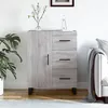Image de vidaXL Buffet sonoma gris 69,5x34x90 cm bois d'ingÃ©nierie