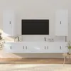 Image de vidaXL Buffet Blanc brillant 69,5x34x90 cm Bois d'ingÃ©nierie