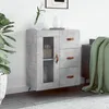 Image de vidaXL Buffet gris bÃ©ton 69,5x34x90 cm bois d'ingÃ©nierie