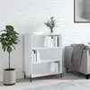 Image de vidaXL Armoire Ã  Ã©tagÃ¨res blanc brillant 69,5x32,5x90 cm