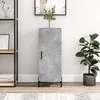 Image de vidaXL Buffet Gris bÃ©ton 34,5x34x90 cm Bois d'ingÃ©nierie