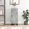 Image de vidaXL Buffet Gris bÃ©ton 34,5x34x90 cm Bois d'ingÃ©nierie