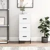 Image de vidaXL Buffet blanc 34,5x34x90 cm bois d'ingÃ©nierie