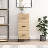 Image de Vidaxl Buffet ChÃªne Sonoma 34,5x34x90 Cm Bois D'ingÃ©nierie