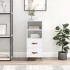 Image de vidaXL Buffet blanc 34,5x34x90 cm bois d'ingÃ©nierie