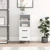 Image de vidaXL Buffet blanc 34,5x34x90 cm bois d'ingÃ©nierie