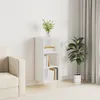 Image de vidaXL Buffet blanc brillant 34,5x32,5x90 cm bois d'ingÃ©nierie