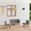Image de Vidaxl Buffet ChÃªne FumÃ© 34,5x32,5x90 Cm Bois D'ingÃ©nierie