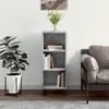 Image de vidaXL Buffet gris bÃ©ton 34,5x32,5x90 cm bois d'ingÃ©nierie