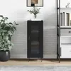 Image de vidaXL Buffet Noir 34,5x34x90 cm Bois d'ingÃ©nierie