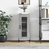 Image de vidaXL Buffet Sonoma gris 34,5x34x90 cm Bois d'ingÃ©nierie