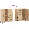 Image de Vidaxl Buffet ChÃªne Sonoma 69,5x34x90 Cm Bois D'ingÃ©nierie