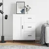Image de vidaXL Buffet blanc 69,5x34x90 cm bois d'ingÃ©nierie