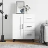 Image de vidaXL Buffet blanc 69,5x34x90 cm bois d'ingÃ©nierie
