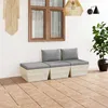 Image de vidaXL Buffet gris bÃ©ton 69,5x34x90 cm bois d'ingÃ©nierie