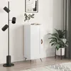 Image de vidaXL Buffet Blanc brillant 34,5x34x90 cm Bois d'ingÃ©nierie