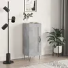 Image de vidaXL Buffet Gris bÃ©ton 34,5x34x90 cm Bois d'ingÃ©nierie
