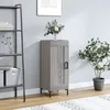 Image de vidaXL Buffet Sonoma gris 34,5x34x90 cm Bois d'ingÃ©nierie