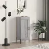Image de vidaXL Buffet Sonoma gris 34,5x34x90 cm Bois d'ingÃ©nierie