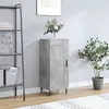 Image de vidaXL Buffet Gris bÃ©ton 34,5x34x90 cm Bois d'ingÃ©nierie