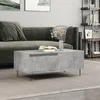 Image de vidaXL Table basse Gris bÃ©ton 90x50x36,5 cm Bois d'ingÃ©nierie