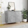 Image de vidaXL Buffets 2 pcs gris bÃ©ton 40x35x70 cm bois d'ingÃ©nierie