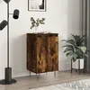 Image de vidaXL Buffet chÃªne fumÃ© 40x35x70 cm bois d'ingÃ©nierie