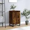 Image de vidaXL Buffet chÃªne fumÃ© 40x35x70 cm bois d'ingÃ©nierie